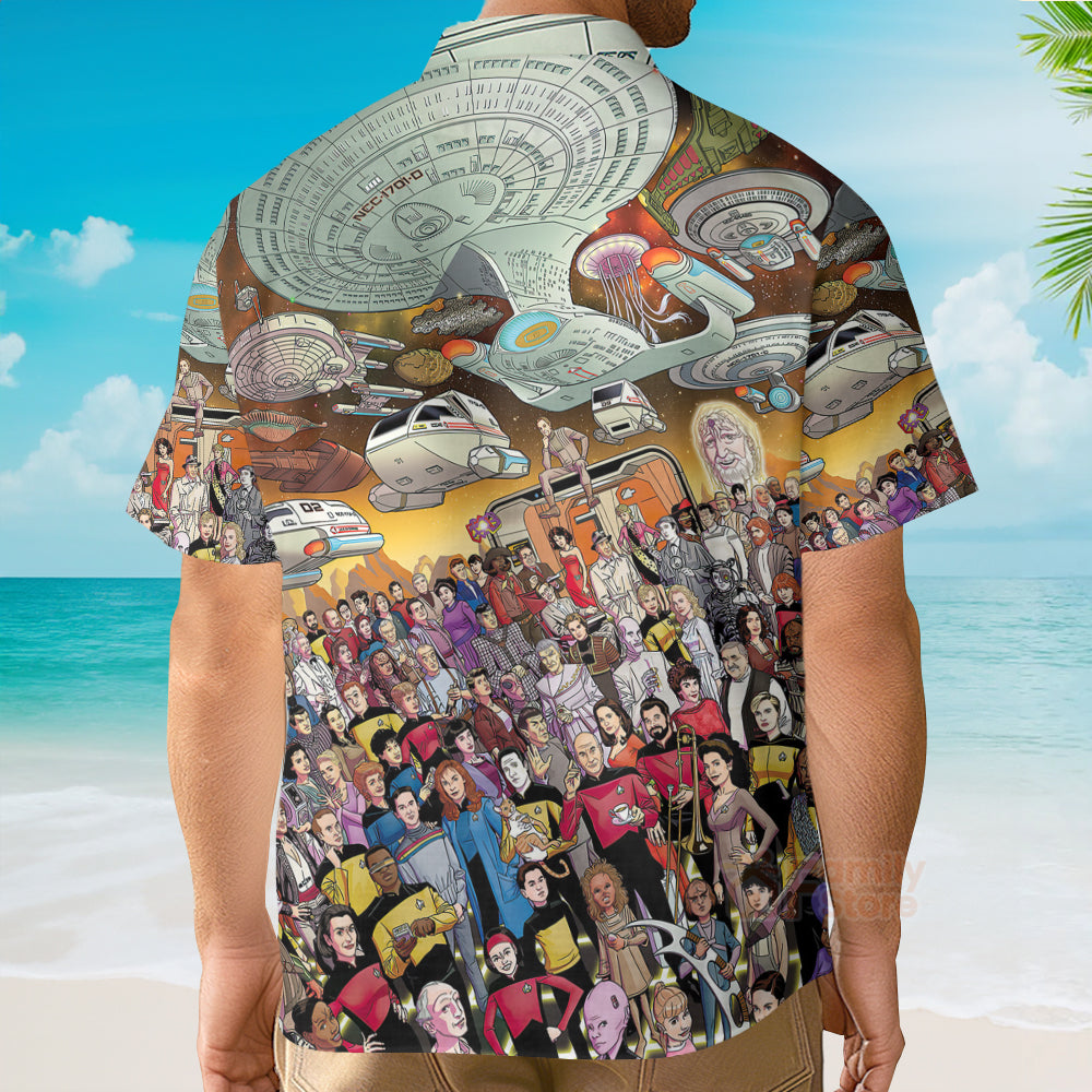 SaTr Alien Nation Hawaiian Shirt For Men And Women