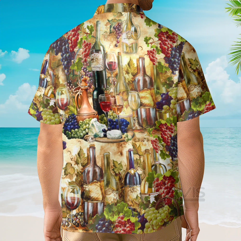 Wine I Don't Give A Sip - Gift For Men And Women - Hawaiian Shirt