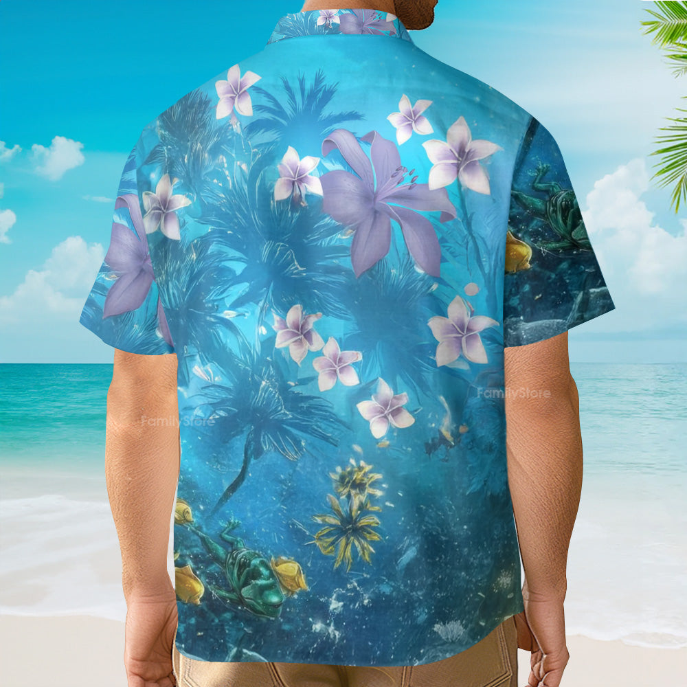 Starwars Baby Yoda Surfing - Hawaiian Shirt For Men, Women, Kids