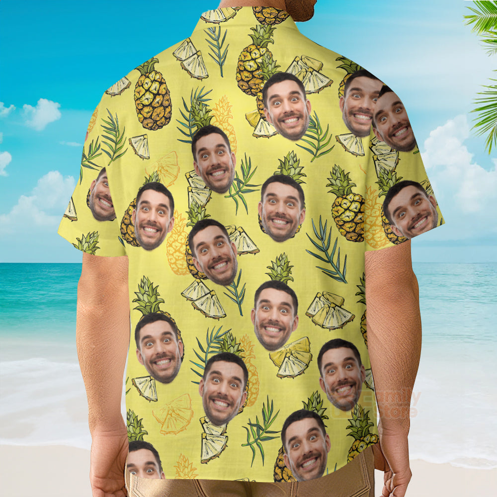 Custom Face Funny Style Summer - Custom Photo Hawaiian Shirt