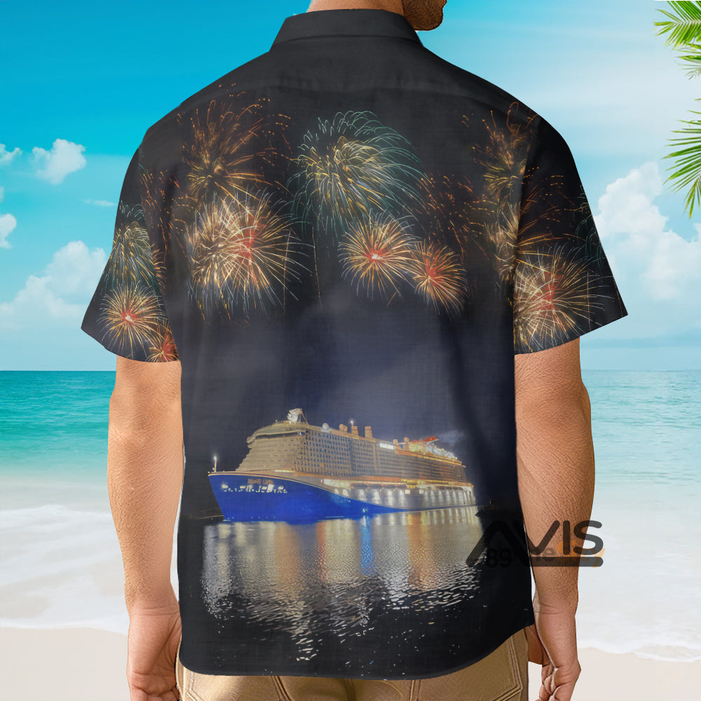 Us Cruise Mardi Gras 4Th Of July - Hawaiian Shirt