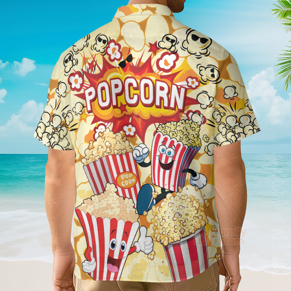 Funny Food Popcorn Is Always The Answer Bang Hawaiian Shirt
