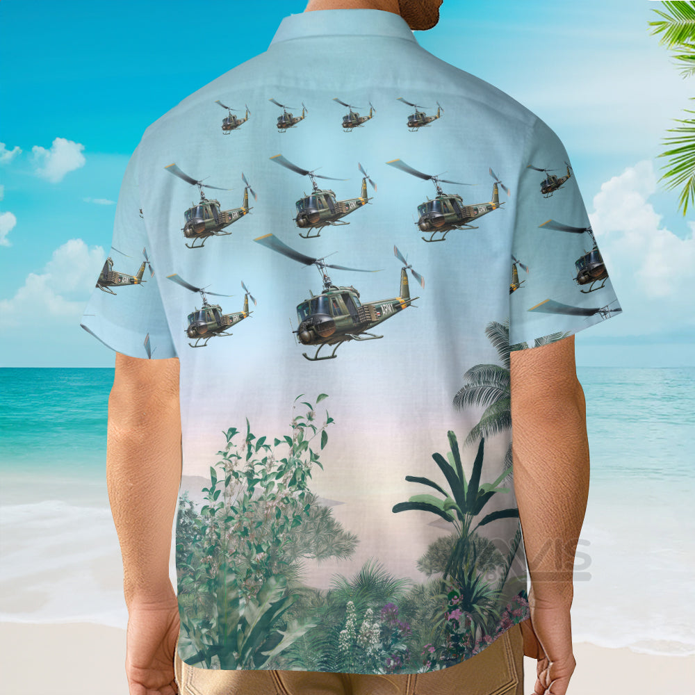 Us Army Helicopter - For Men And Women - Hawaiian Shirt