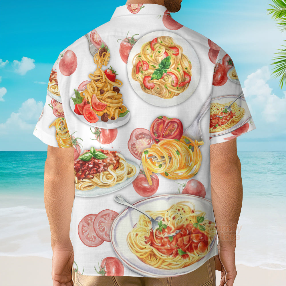Food Pasta Make Me Happy Delicious Meal - Hawaiian Shirt