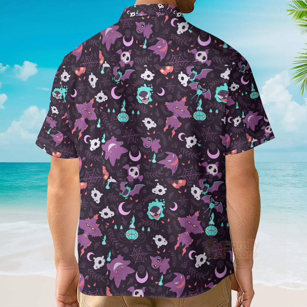 Lavender Town PoMo Pattern Hawaiian Shirt