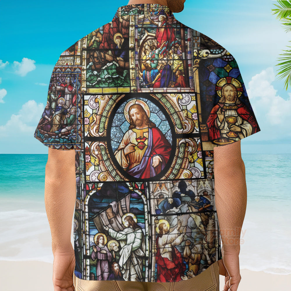 Jesus Calms The Storm Hawaiian Shirts For Men Women