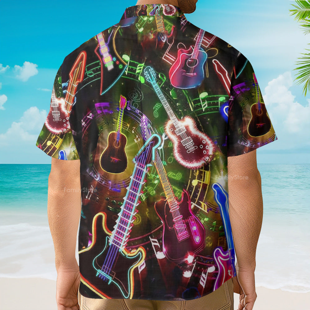 Guitar All You Need Is A Guitar Hawaiian Shirt