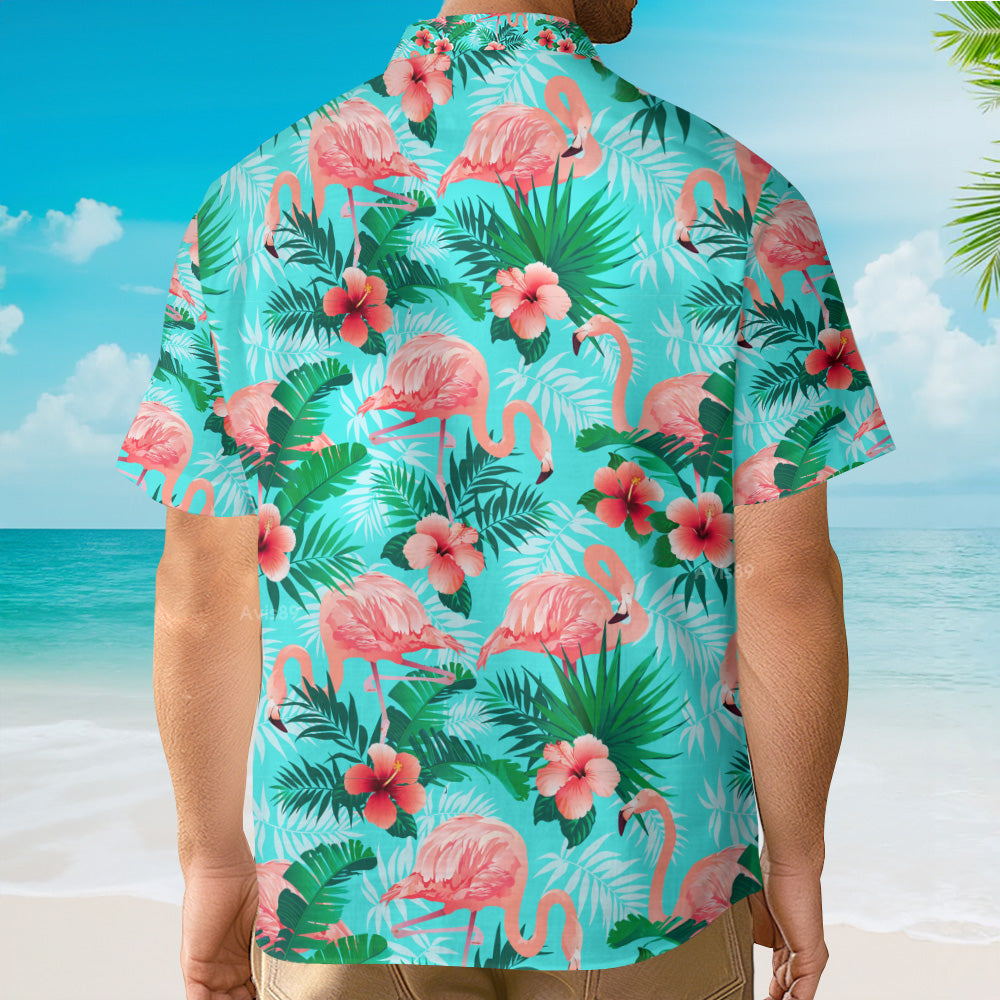 Flamingo 04 Hawaiian Shirt