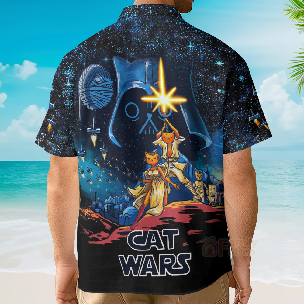 Stwa Cat A New Hope - Hawaiian Shirt