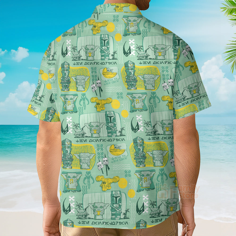 Stwa Tiki Tropical Hawaiian Shirt