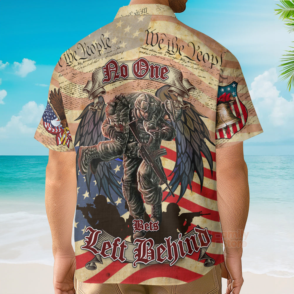 Veteran Cool No One Left Behind Cool And Classic Style - Hawaiian Shirt