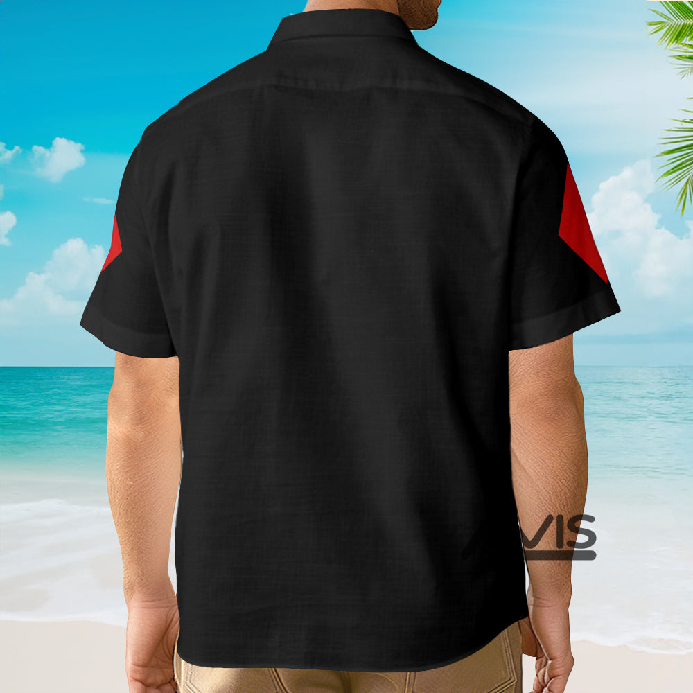 Skull Playing Card King Of Skull - Hawaiian Shirt