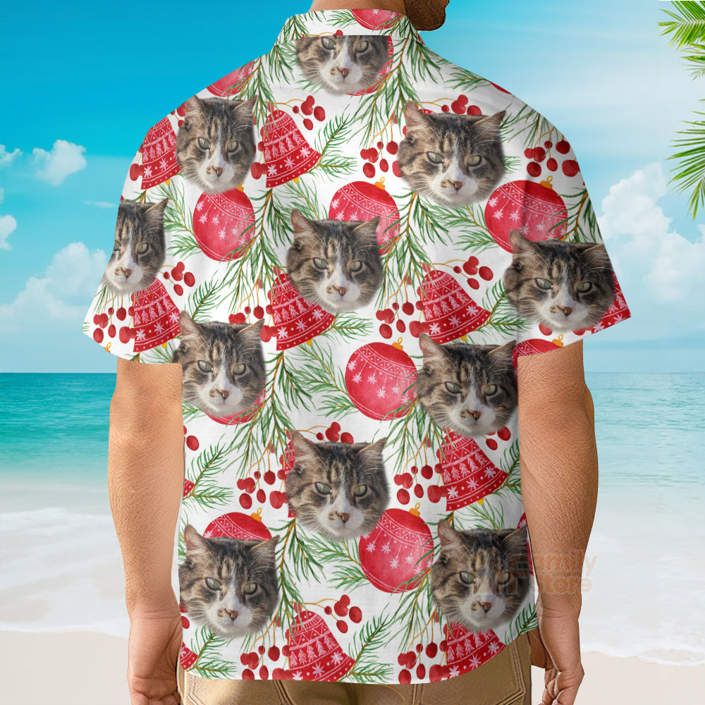 Custom Photo Dog, Cat Funny Photo For Men, Husband - Hawaiian Shirt
