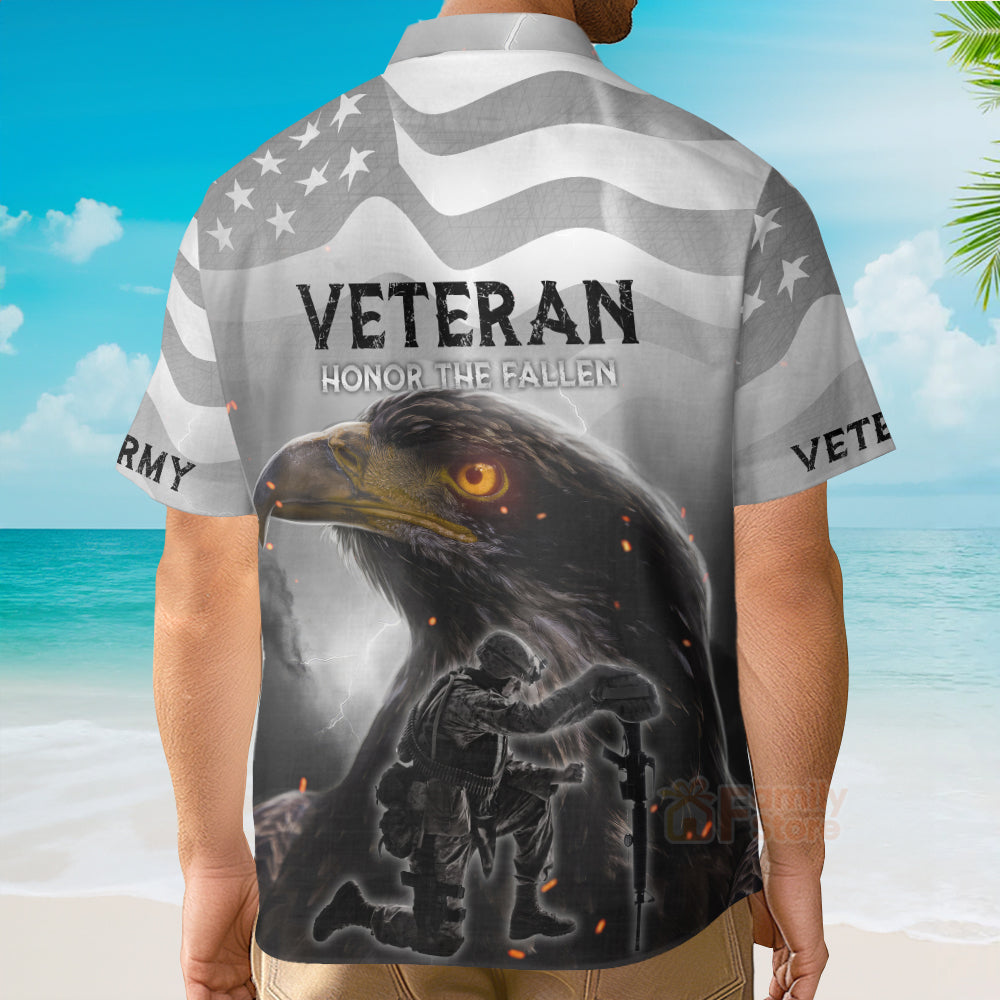 U.S Army Veteran, Honor The Fallen Hawaiian Shirt