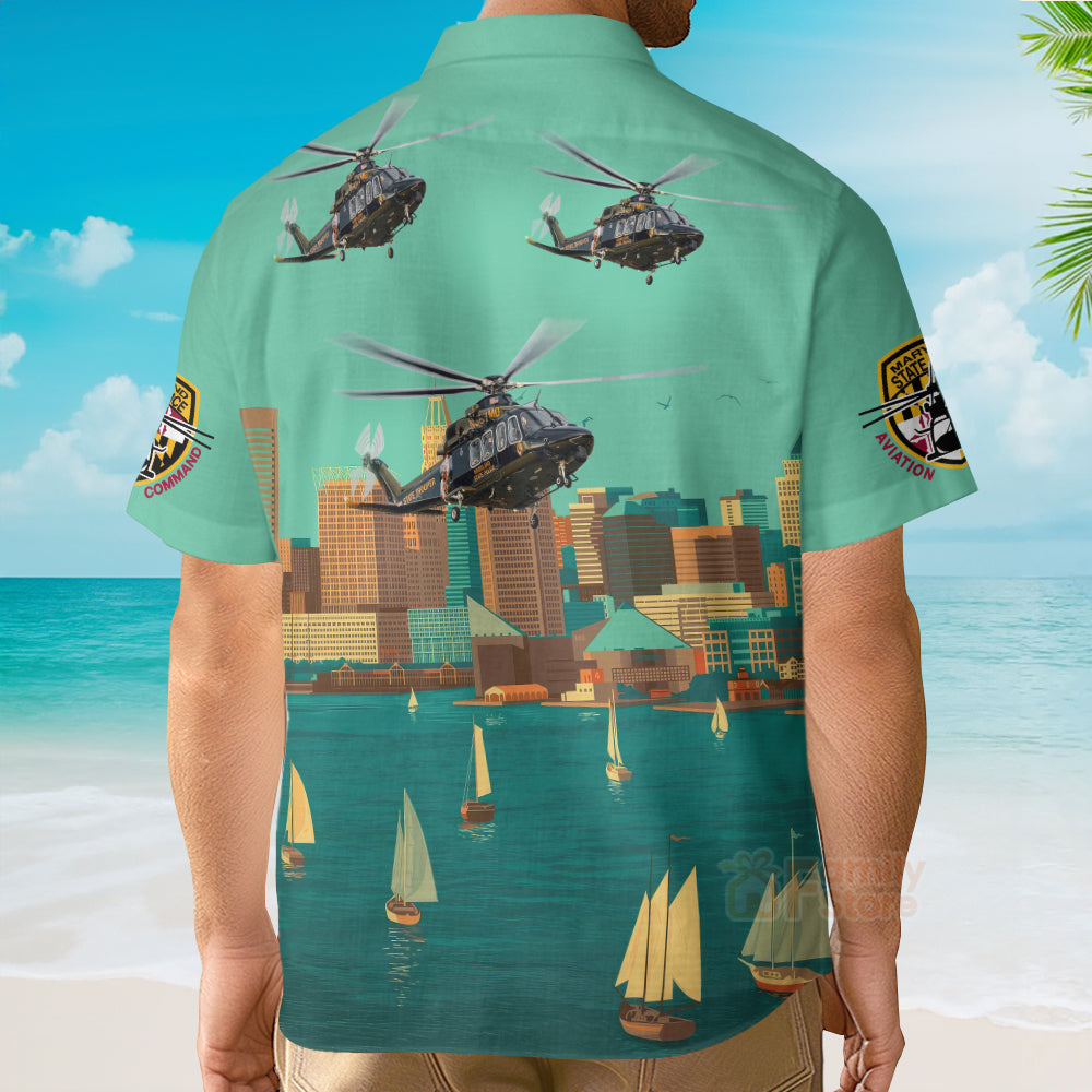 Maryland State Police Trooper 2 Hawaiian Shirt