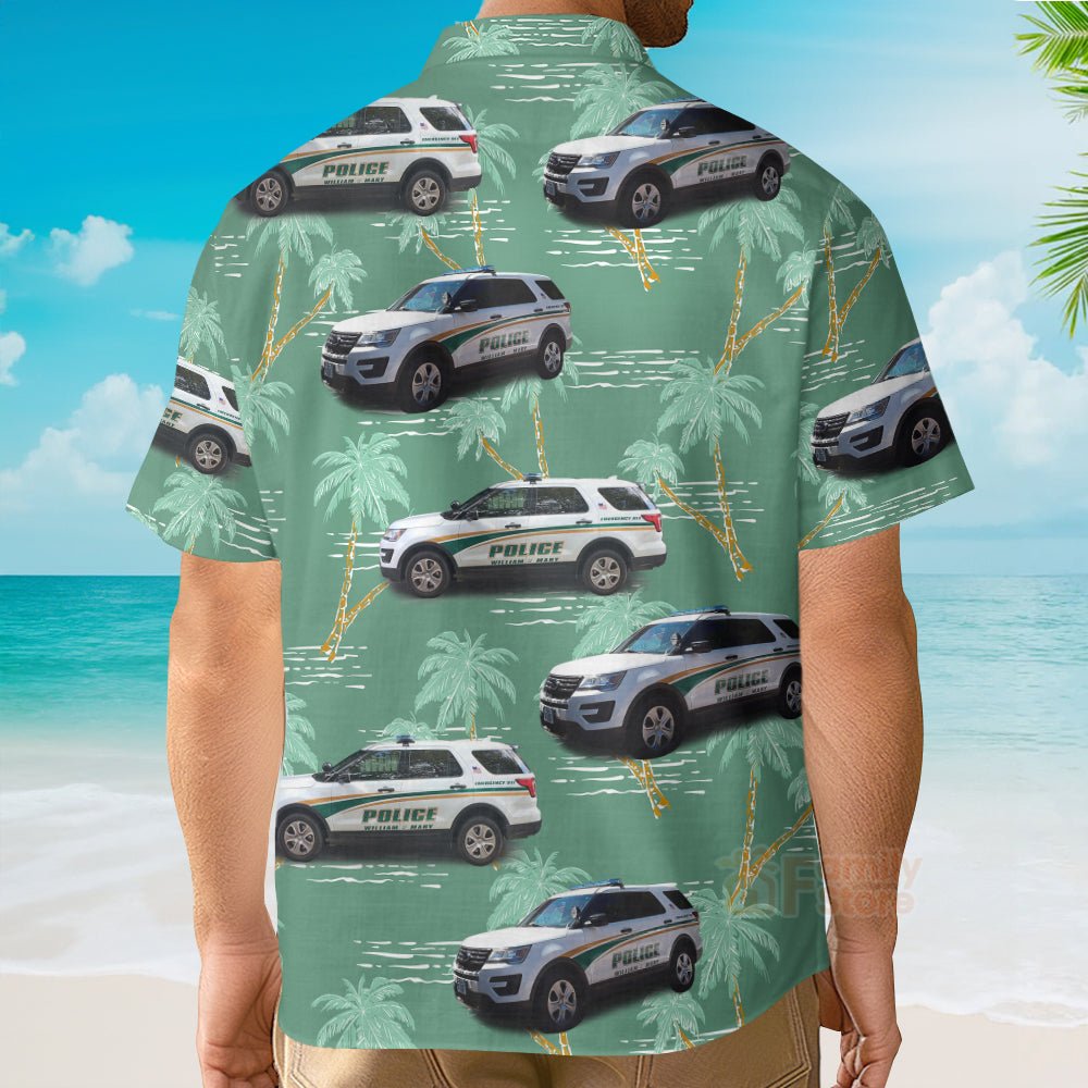 William & Mary Police, Williamsburg, Virginia Hawaiian Shirt