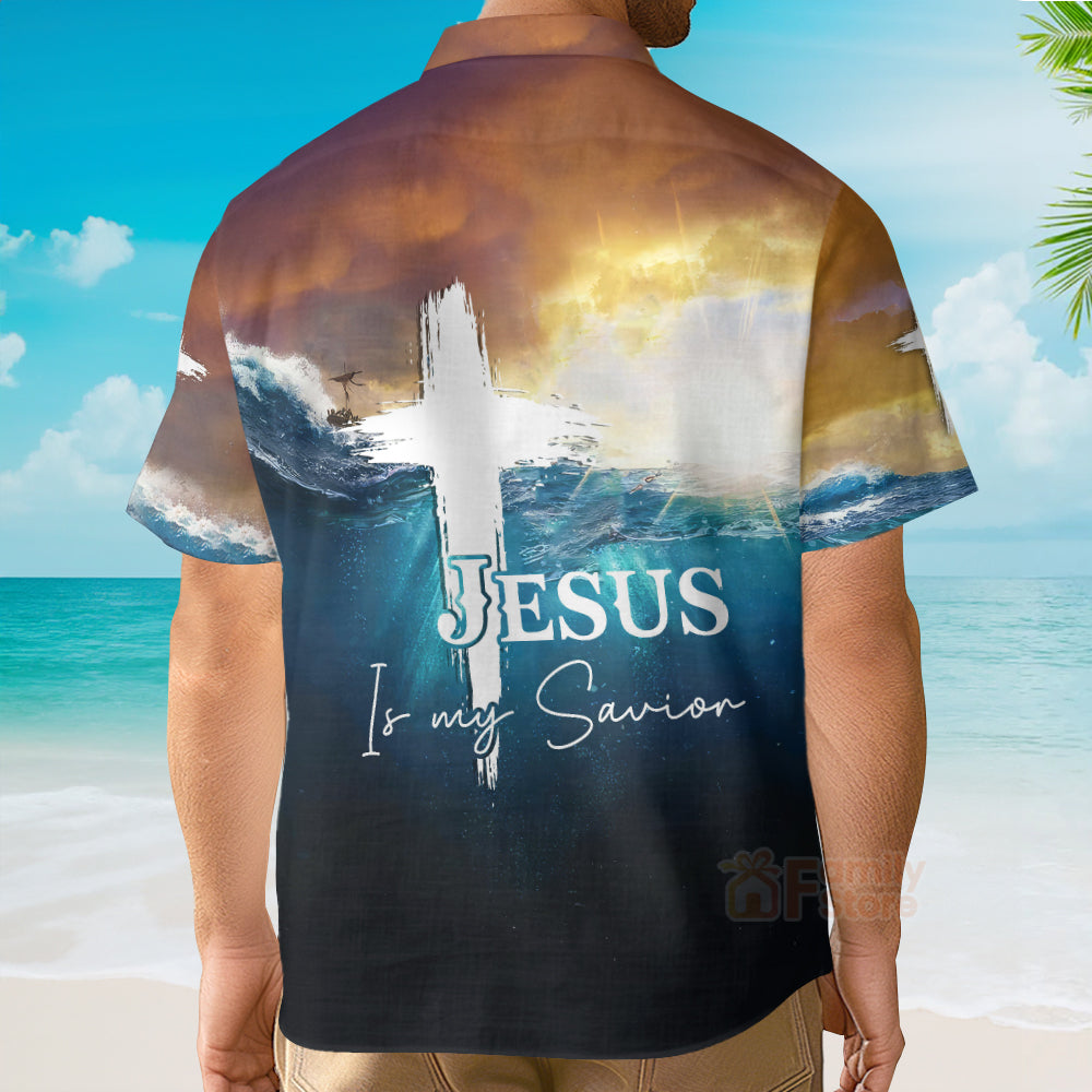 Faith-Inspired It My Savior Hands In Water - Hawaiian Shirt