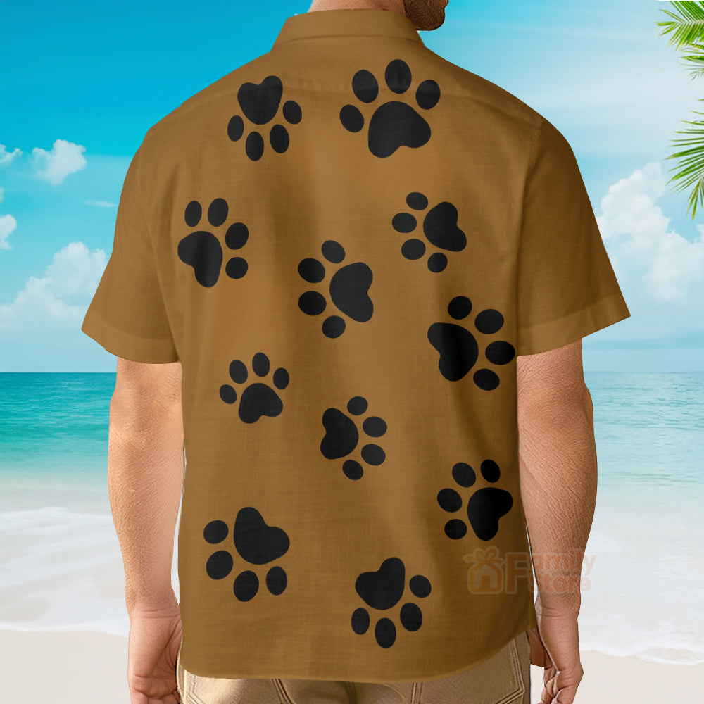 Yogi Bear Show Tie Men's Short Sleeve Hawaiian Shirt
