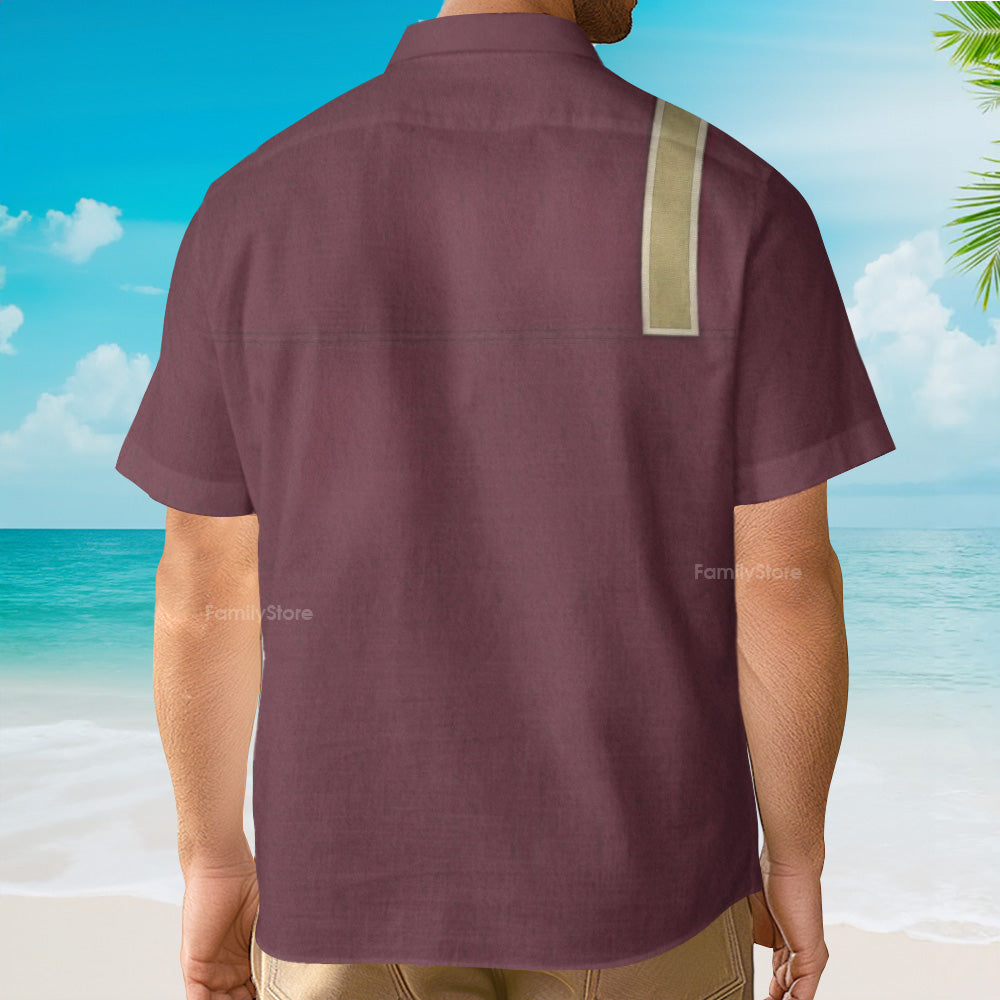 SaTr The Officer's Vest Hawaiian Shirt