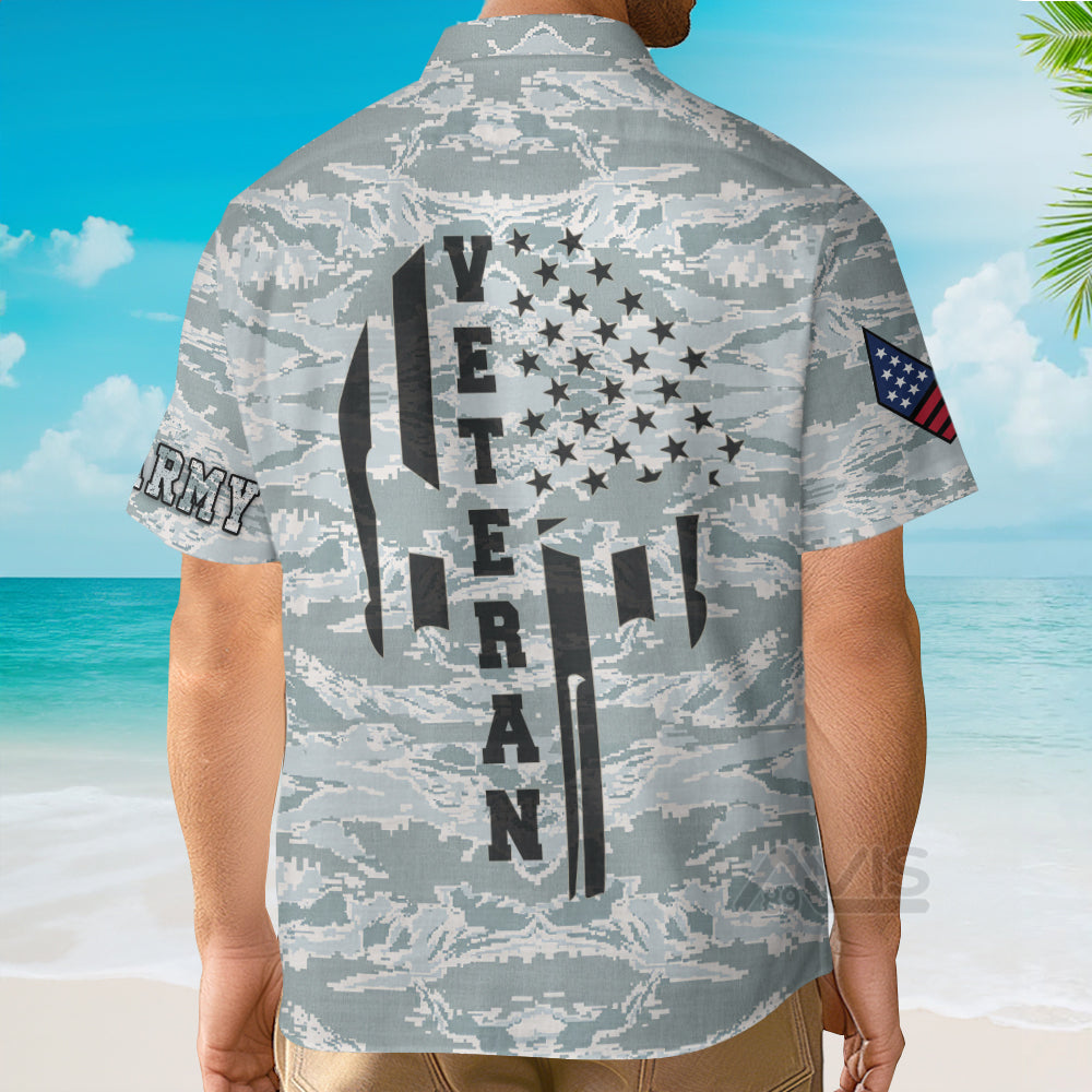 Veteran Proud US Airforce Camouflage - Hawaiian Shirt