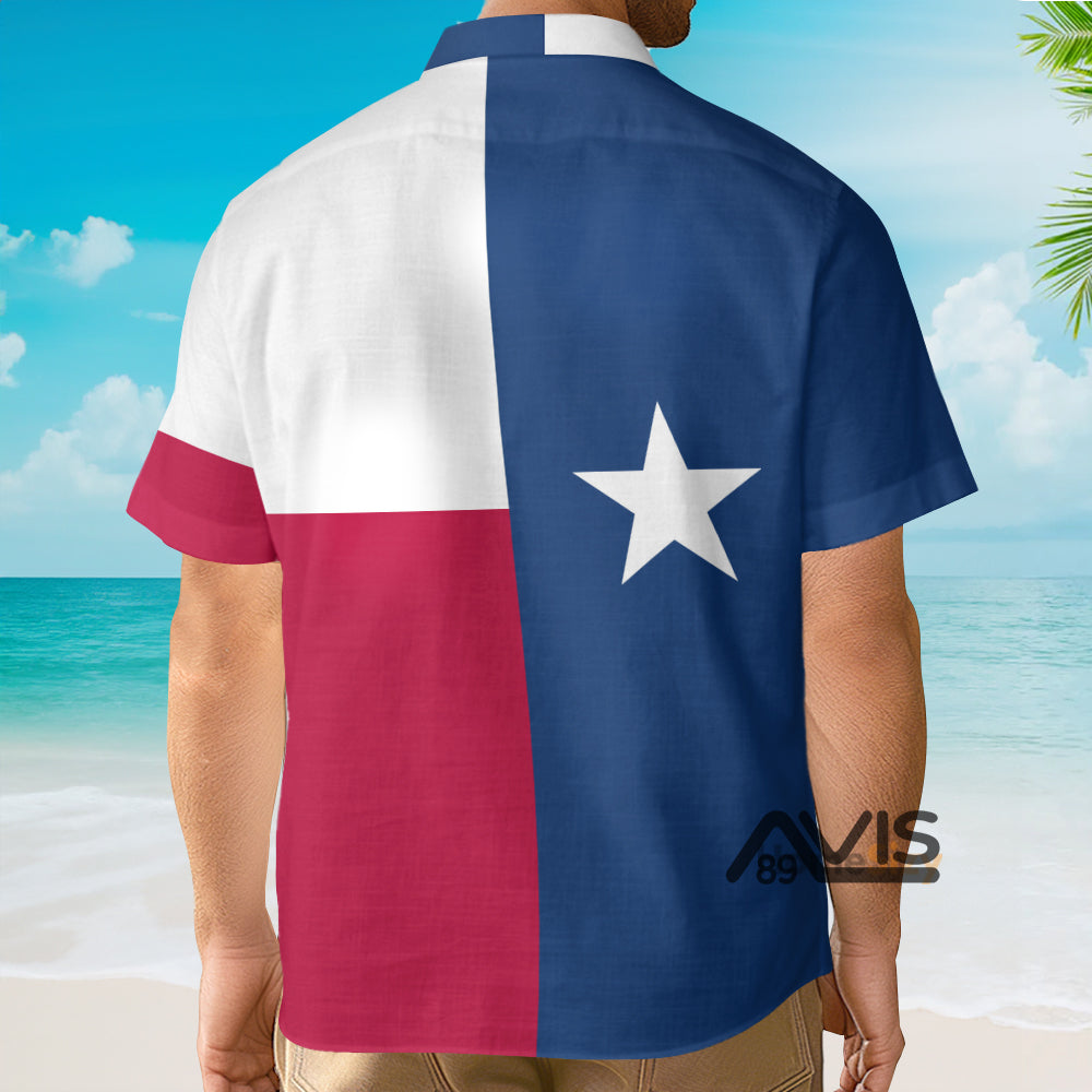 Texas The Lone Star State - Hawaiian Shirt
