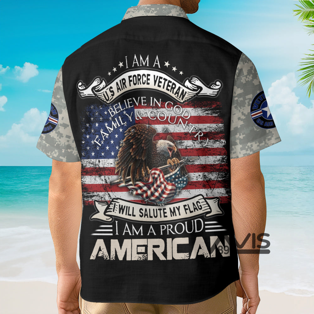 Us Air Force Veteran Hawaiian Shirt For Men & Women