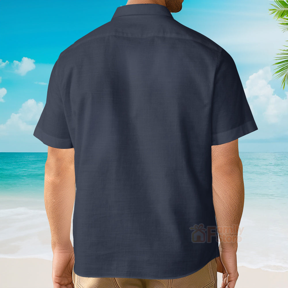 Construction Worker Uniform Vest Printing Short Sleeve Aloha Hawaiian Shirt