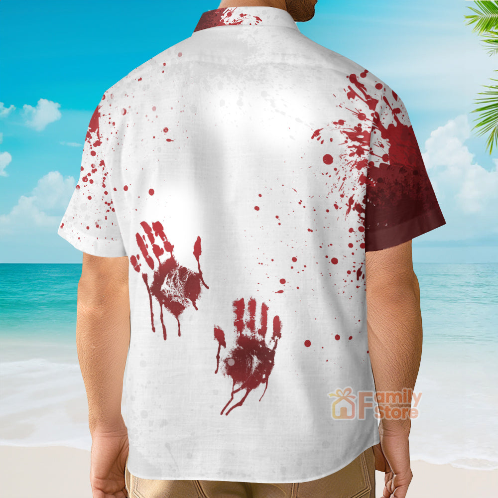 Halloween Blood Splatter - Hawaiian Shirt