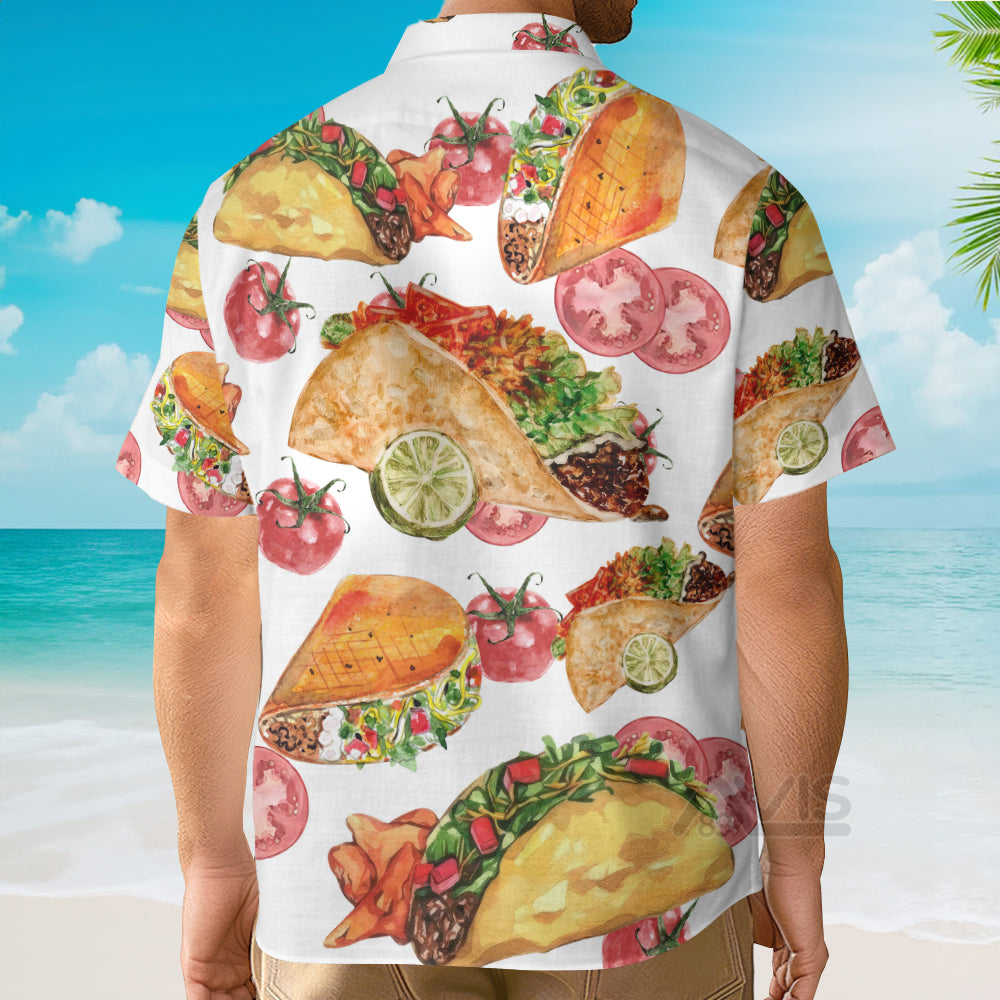 Food Life Is Better With Tacos - Gift For Food Lovers - Hawaiian Shirt