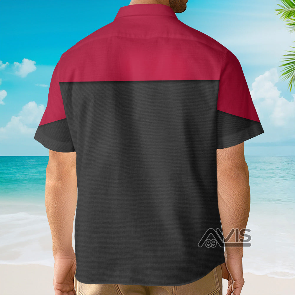 SaTr Voyager Red Cosplay Costume - Hawaiian Shirt