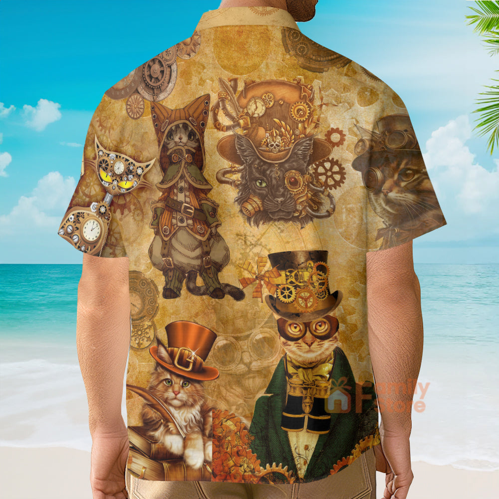 Cat Luxury Style - Hawaiian Shirt