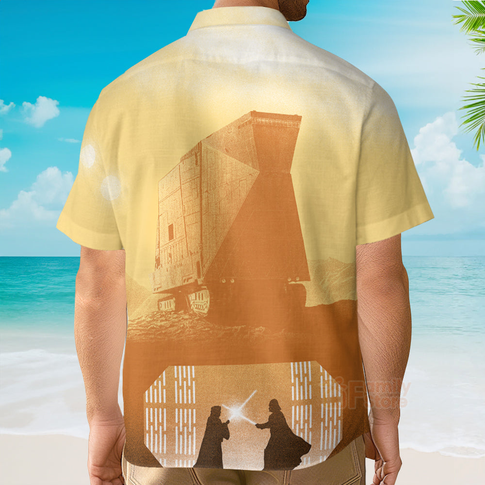 Stwa Darth Vader Qui - Gon Jinn Hawaiian Shirt