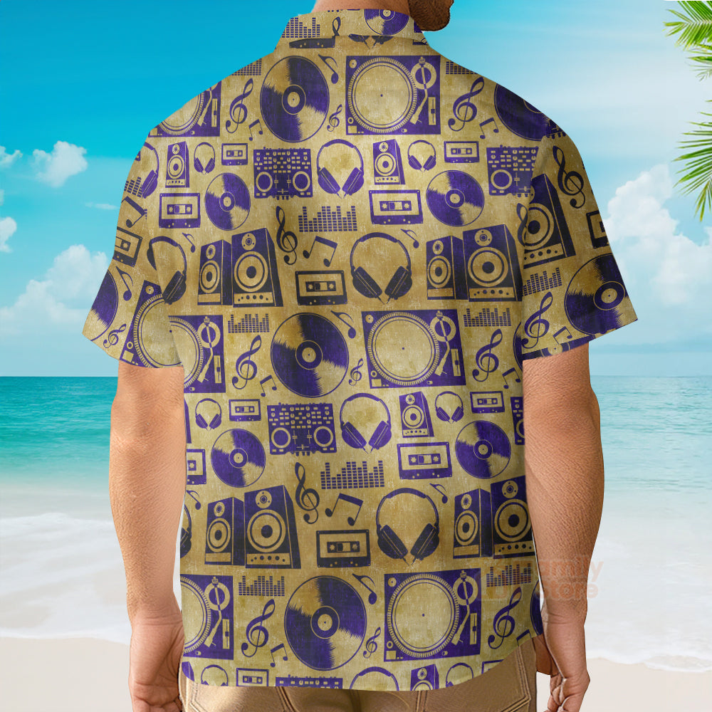 Music DJ Vintage - Hawaiian Shirt