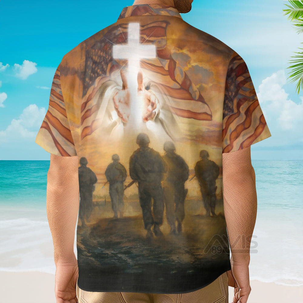 I Took A DNA Test God Is My Father Veterans - Gift For Dad - Hawaiian Shirt