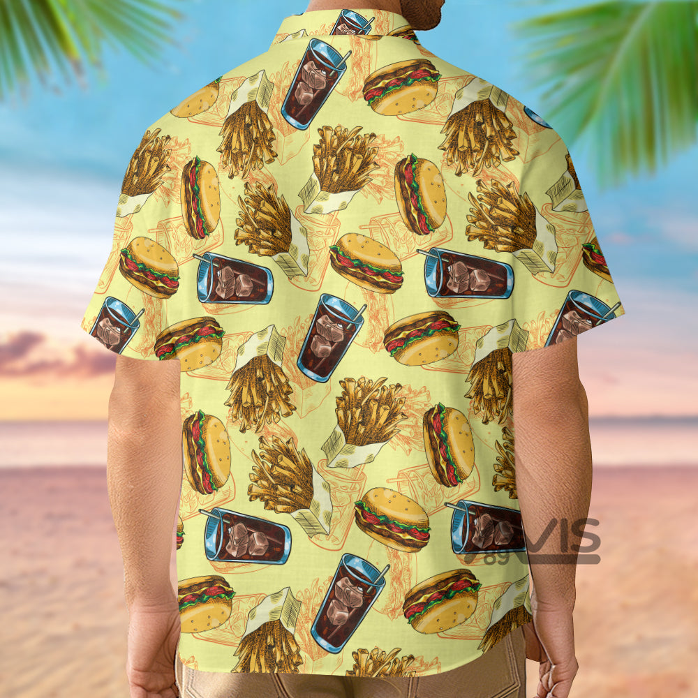 Life Is Better With Burger Food Lover - Hawaiian Shirt