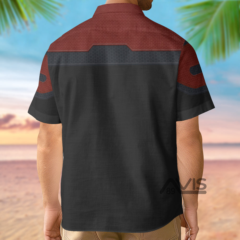 StarTrek Standard Duty Uniform Command Division Cool Cosplay Costume - Hawaiian Shirt