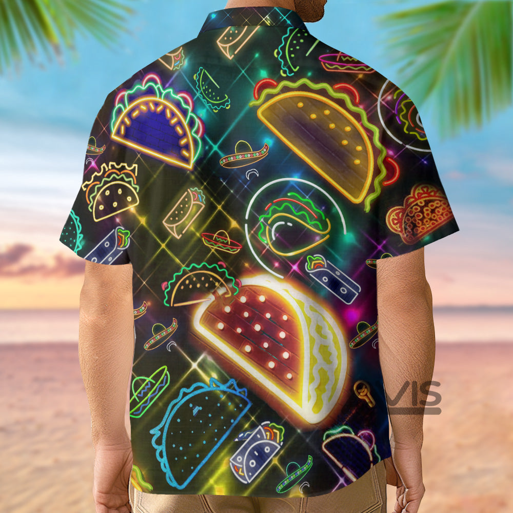 Food On Tuesday God Created Tacos Stunning - Gift For Food Lovers - Hawaiian Shirt
