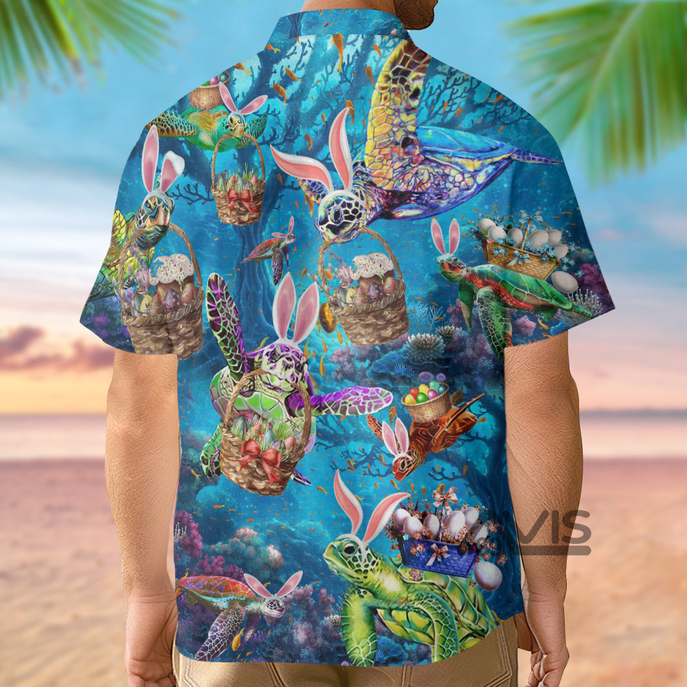 Wishing You A Turtley Awesome Easter - Hawaiian Shirt