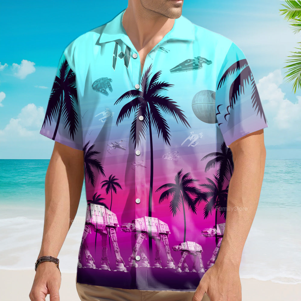 Starwars Summer Beaches - Hawaiian Shirt For Men, Women, Kids