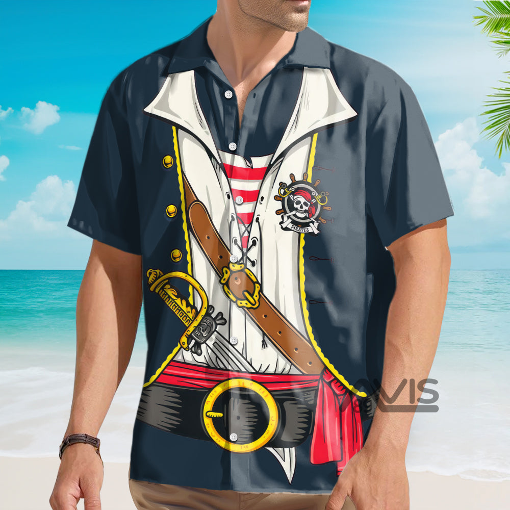 Pirate Cosplay Costume - Gift For Men And Women - Hawaiian Shirt
