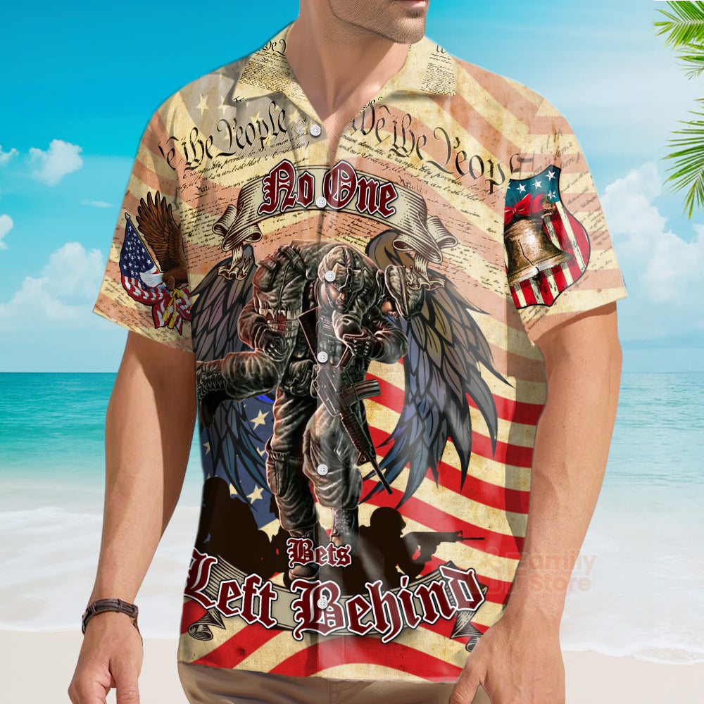 Veteran Cool No One Left Behind Cool And Classic Style - Hawaiian Shirt