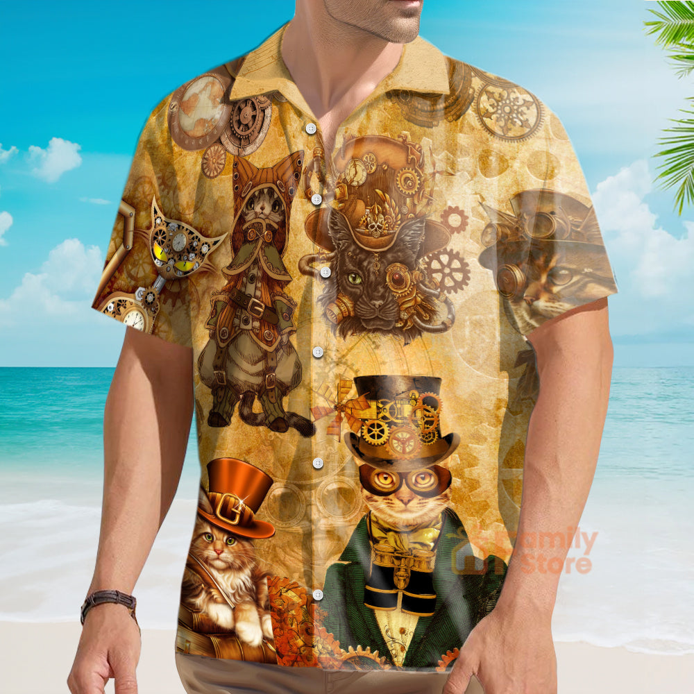 Cat Luxury Style - Hawaiian Shirt