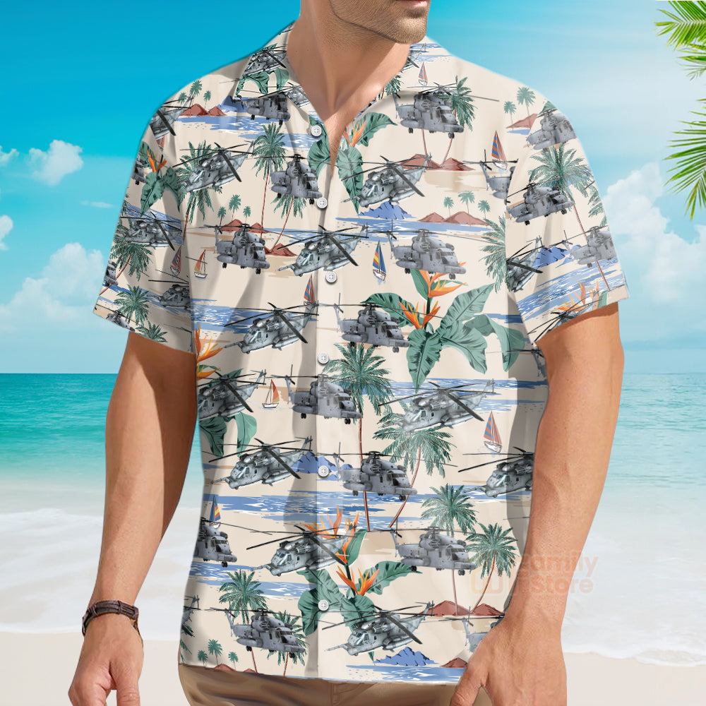 US Air Force Sikorsky MH-53 Pave Low Hawaiian Shirt