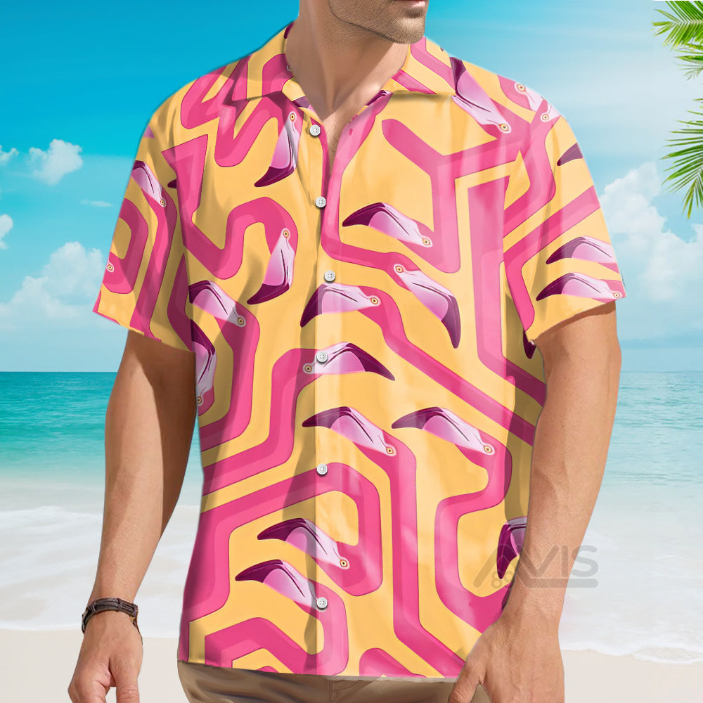Flamingo 19 Hawaiian Shirt