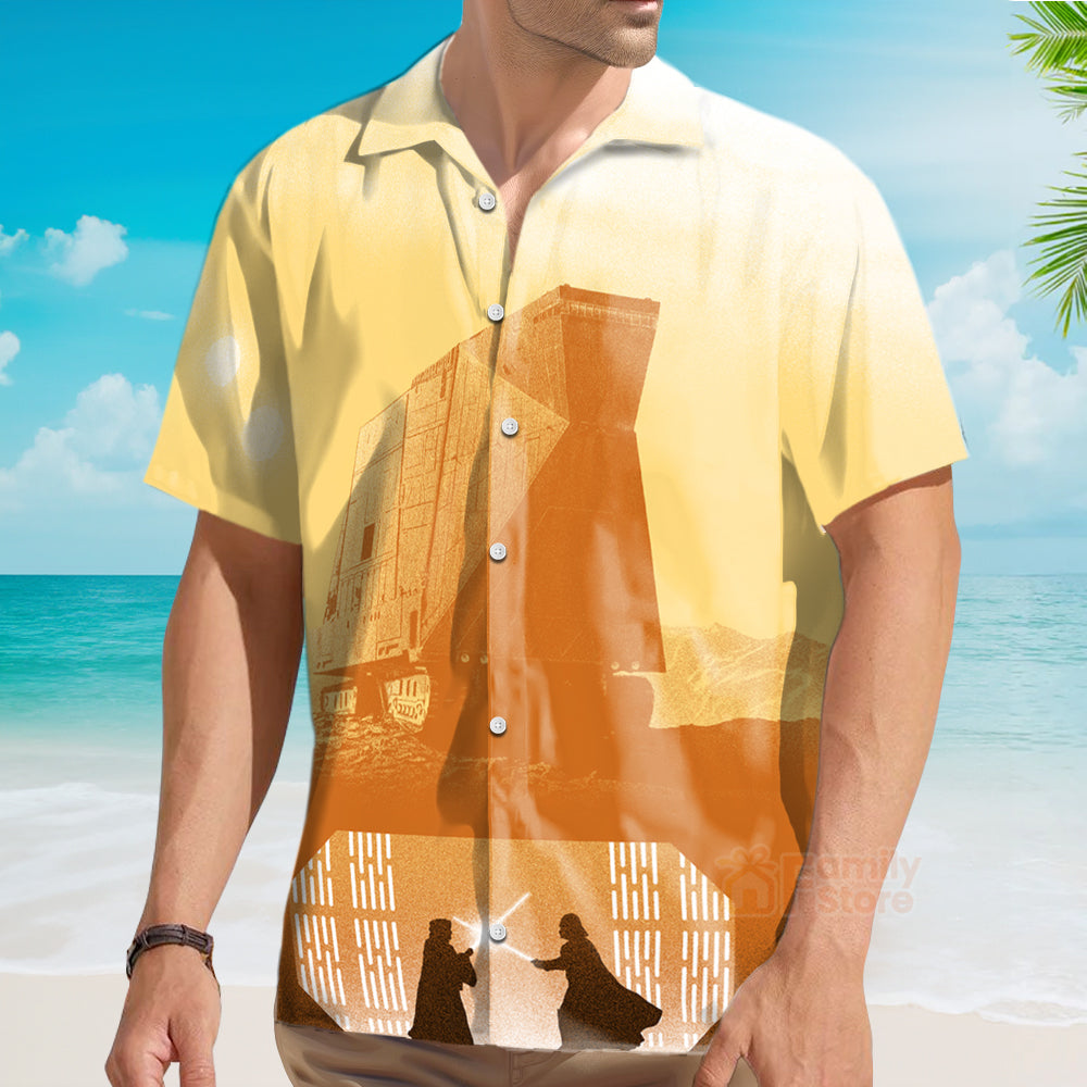 Stwa Darth Vader Qui - Gon Jinn Hawaiian Shirt
