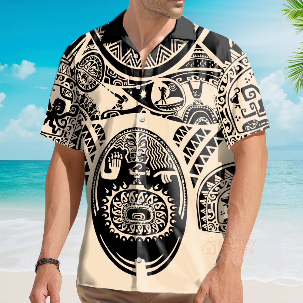 A Demigod Of Hawaii Tatto Hawaii Shirt  Short Sleeve Hawaiian Shirt