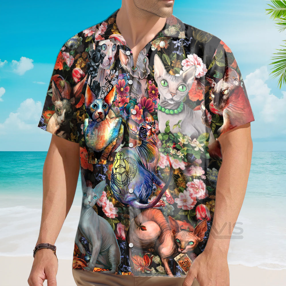 Cat All I Need Is Sphynx Cats - Gift For Cat Lovers - Hawaiian Shirt