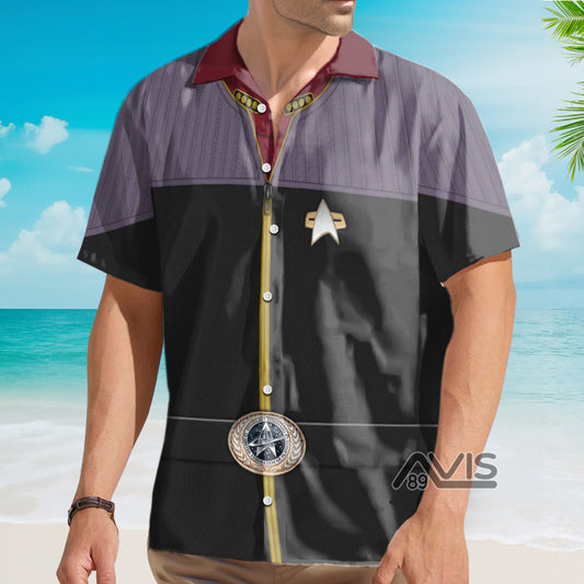 SaTr Flag Officer SaTr Cool Costume Cosplay - Hawaiian Shirt