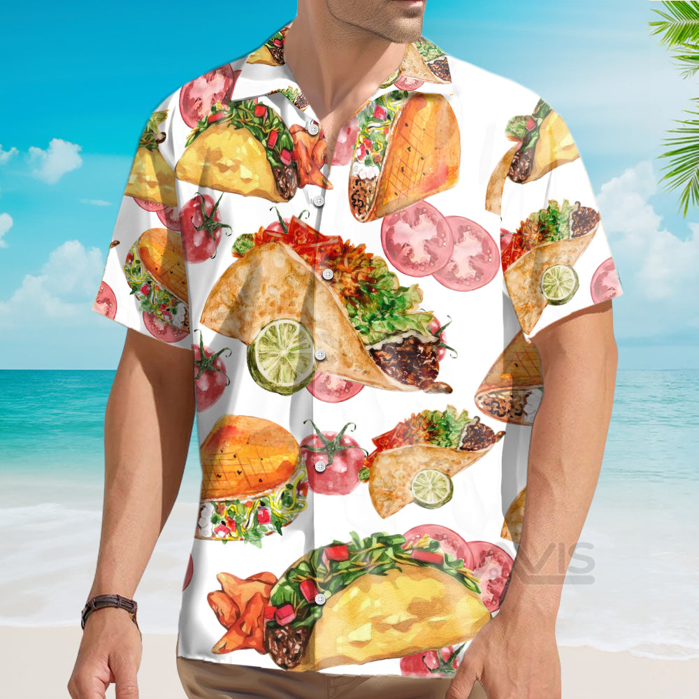 Food Life Is Better With Tacos - Gift For Food Lovers - Hawaiian Shirt
