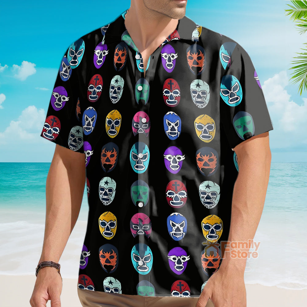 Mexican Culture Traditional Masks - Hawaiian Shirt